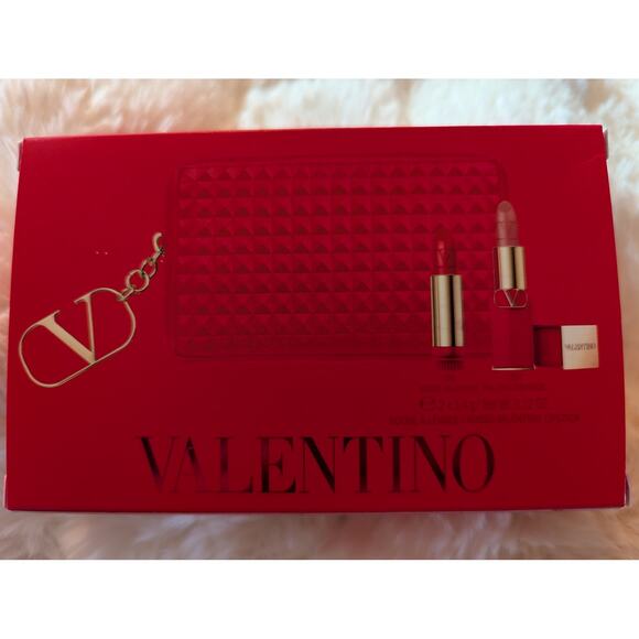 Valentino Lipstick Set With Pouch NIB - Picture 3 of 7